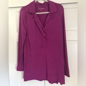 Soft Surroundings LS Blouse. Size large